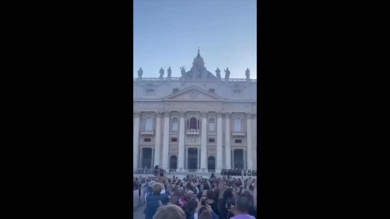 New Pope Delivers First Address to Jubilant Vatican Crowds