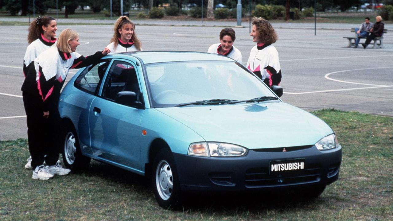 Mitsubishi’s Mirage was a first-car favourite in the 1990s.