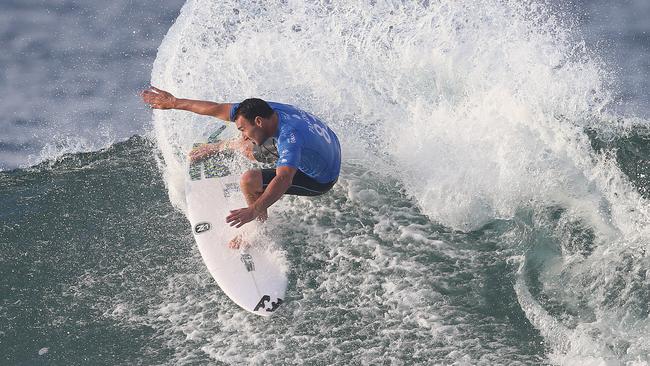 Joel Parkinson in action during round 4 of the Quiky Pro at Snapper Rocks on the Gold Coast. Pics Adam Head