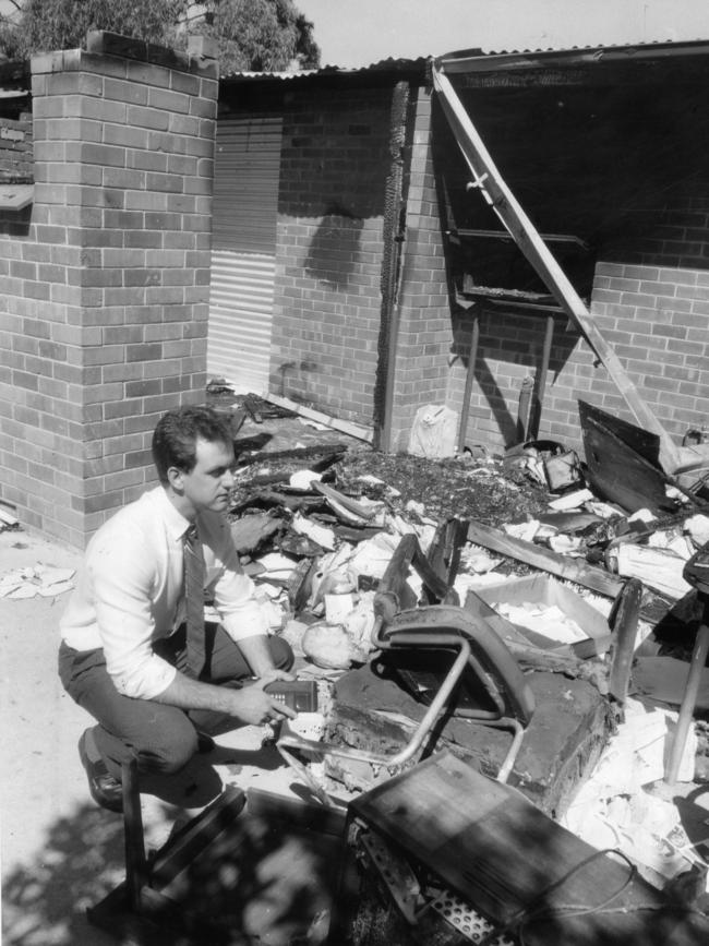 In 1991, the Pearce home at Parafield Gardens exploded. Inside was found the bound bodies of Meredith Pearce and three of her children - Kerry, Adam and Travis who had all been murdered. Husband and father Stuart Pearce, the main suspect, went missing and is still at large. Another son was spared because he was spending the night at a friend’s home.