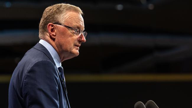 RBA Governor Philip Lowe is confident interest rates in Australia can stay below those prevailing in other countries Picture: NCA NewsWire / Gary Ramage