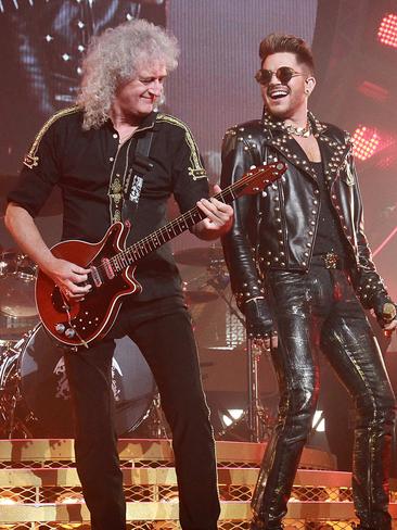 Queen and Adam Lambert play Brisbane Entertainment Centre. Pic: Marc Robertson