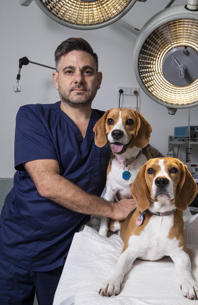 Sunshine Coast Emergency Vet Dr Matt Rosen has colleagues who've taken their lives and has experienced the pressures and issues with customers himself. Picture Lachie Millard