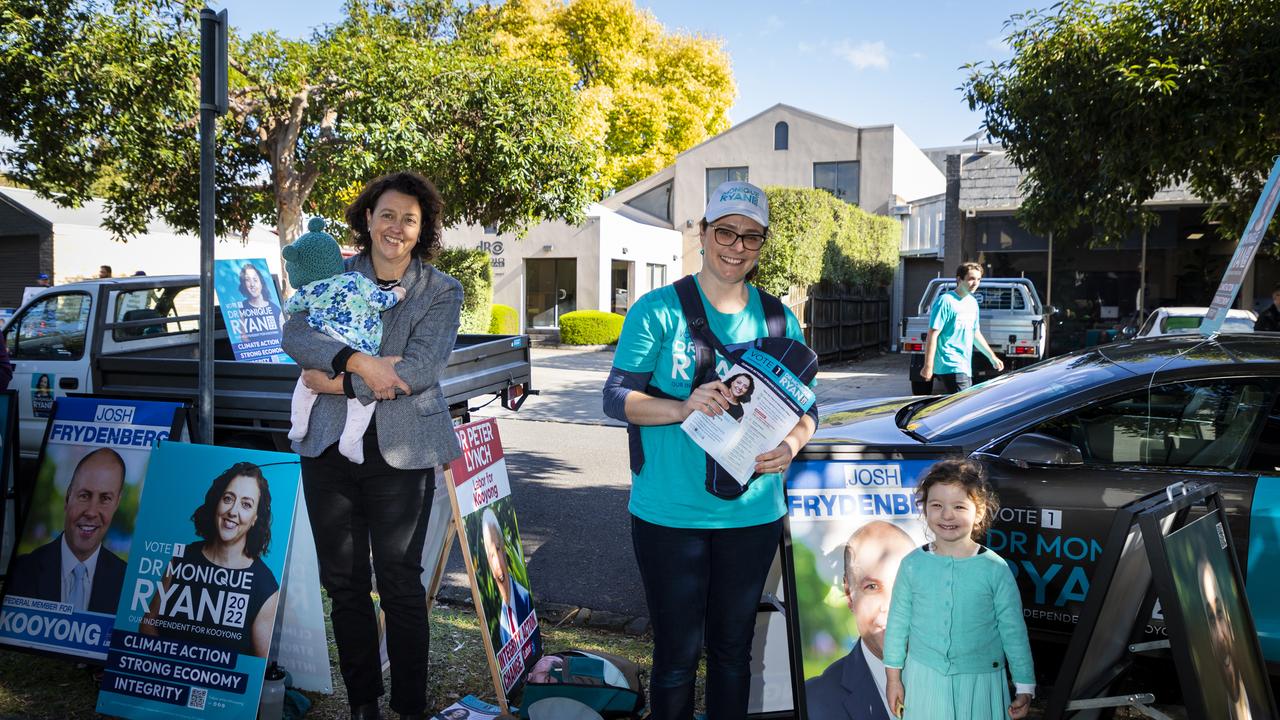 Teal independents, especially Monique Ryan in Kooyong and Zoe Daniel in Goldstein could clinch blue-ribbon seats off the Morrison government. Picture: Simone Schroeder