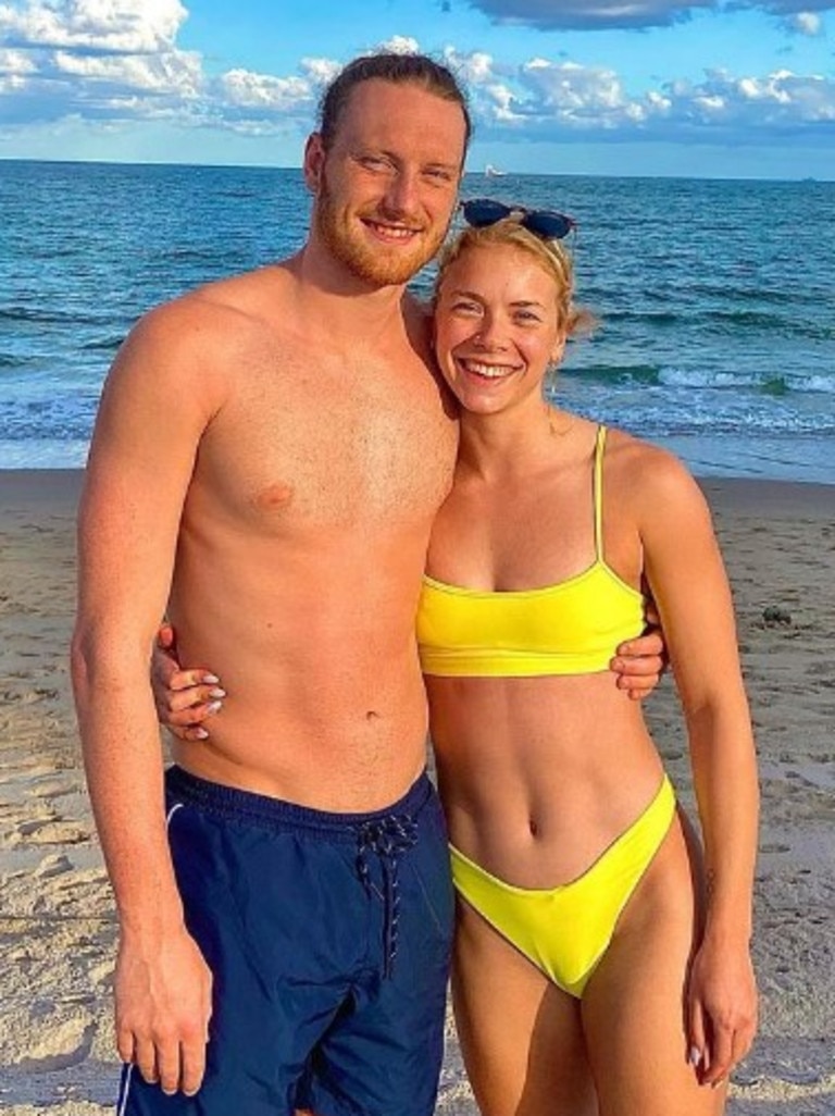 England swimmers Luke Greenbank and Anna Hopkin. Photo: Instagram.