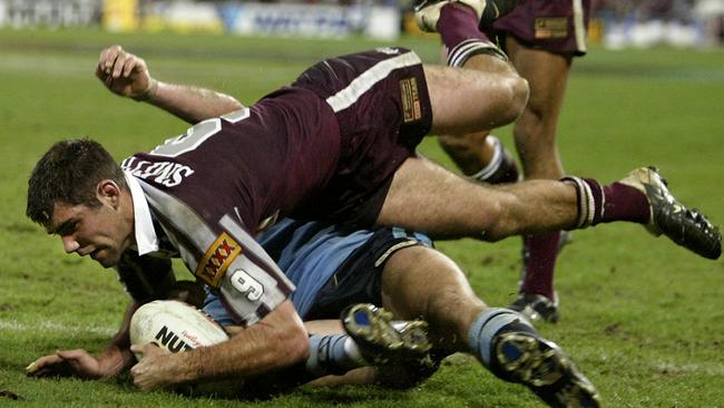 Cameron Smith during his first Origin series in 2003 Picture: Getty Images