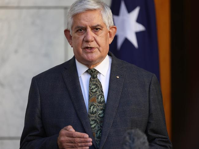 CANBERRA, AUSTRALIA - NewsWire Photos, AUGUST, 17, 2021: Ken Wyatt during a press conference at Parliament House. Picture: NCA NewsWire/Gary Ramage