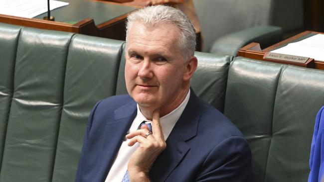 Tony Burke has urged federal parliament to pass the next stage of his industrial relations reforms this year. Picture: Martin Ollman/NCA NewsWire.