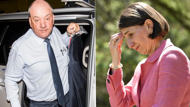 Daryl Maguire and NSW Premier Gladys Berejiklian.