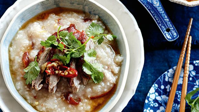 Duck congee Picture: Guy Bailey