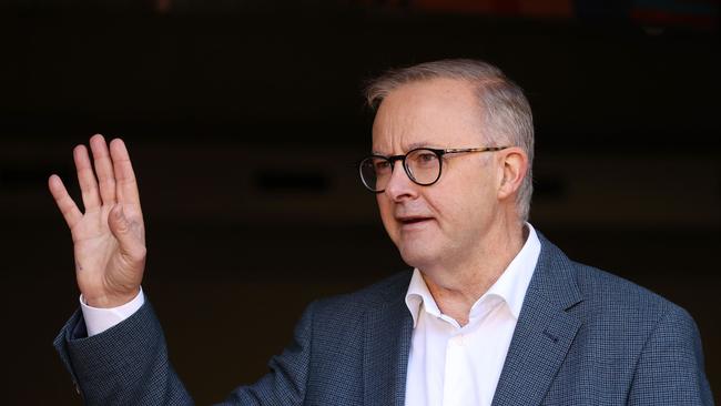 Anthony Albanese says Labor’s focus is on lifting pay and profits. Picture: Liam Kidston