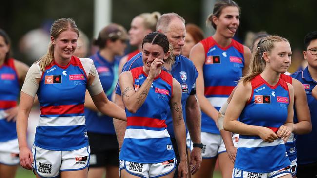 Western Bulldogs have been issued a suspended fine for a breach of an AFLW player payments rule during 2022. Picture: Michael Klein