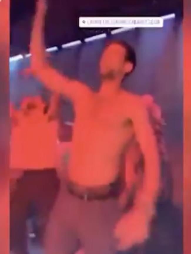 Novak Djokovic partying during coronavirus.