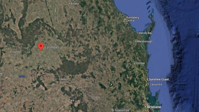 Emergency services were called to a Eurombah property at 1.26pm on Sunday, July 8. Picture: Google Maps