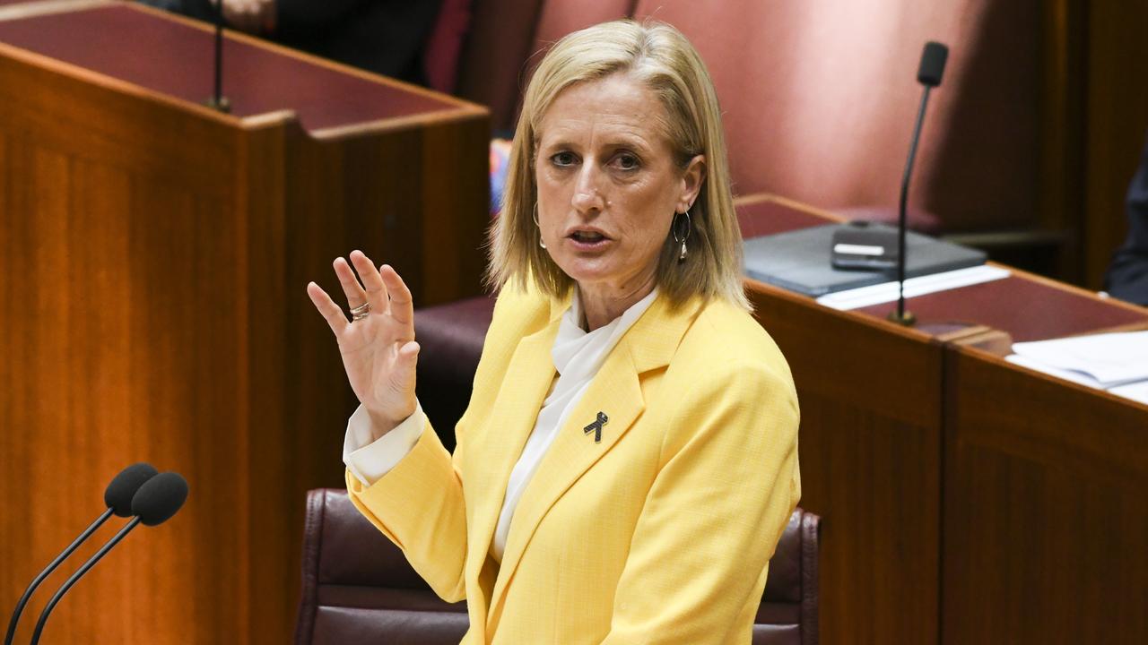 Federal Finance Minister Katy Gallagher says the expectations on NBN Co highlight the importance of focusing on network security and resilience. Picture: Martin Ollman