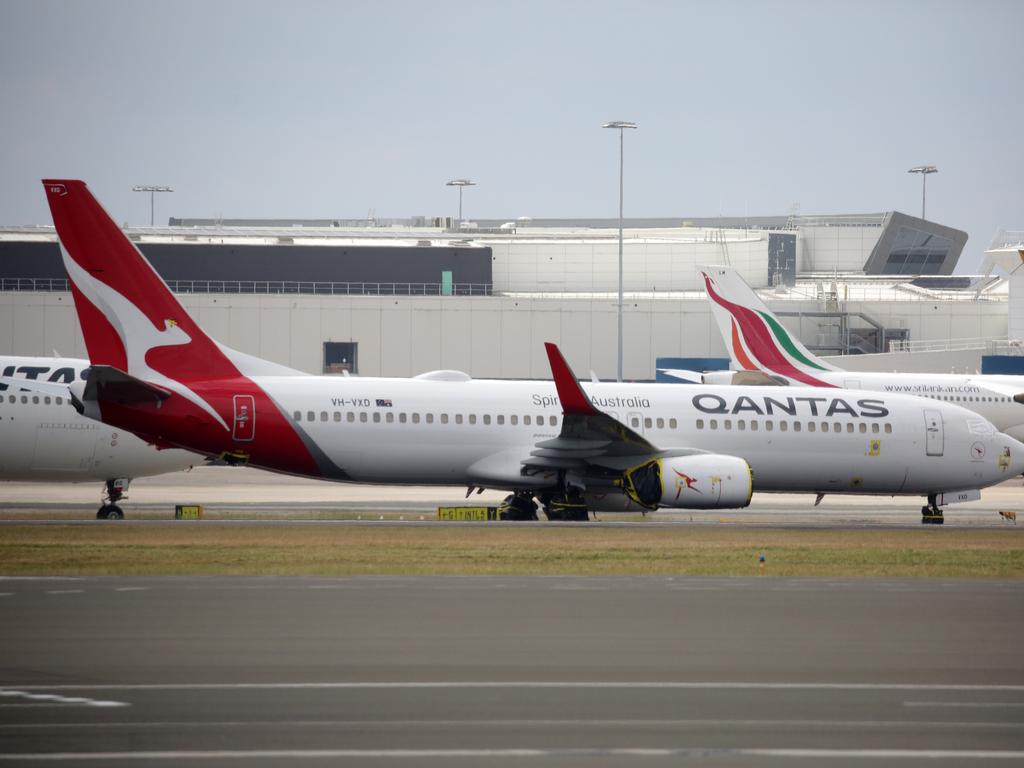 Annastacia Palaszczuk said the Gold Coast airport had a record day on Wednesday ahead of the Easter long weekend. Picture: NCA NewsWire/Christian Gilles