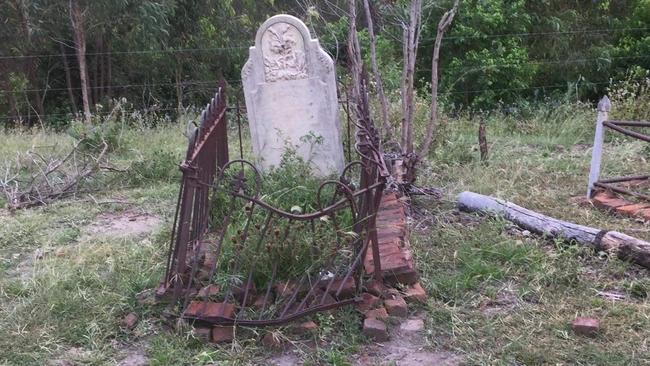 There are five graves within the historical goldfields cemetery. Picture: Supplied