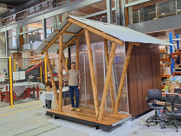 University of Queensland PhD candidate Mahmoud Abu-Saleem with the prototype.