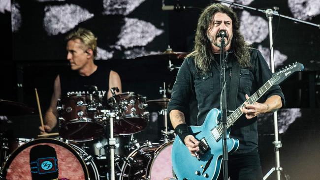 Dave Grohl announced in September he had fathered a baby outside of his marriage. Picture: AFP