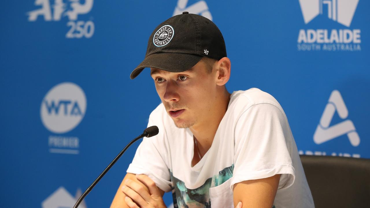 Alex de Minaur has withdrawn from Adelaide. Photo: Paul Kane/Getty Images
