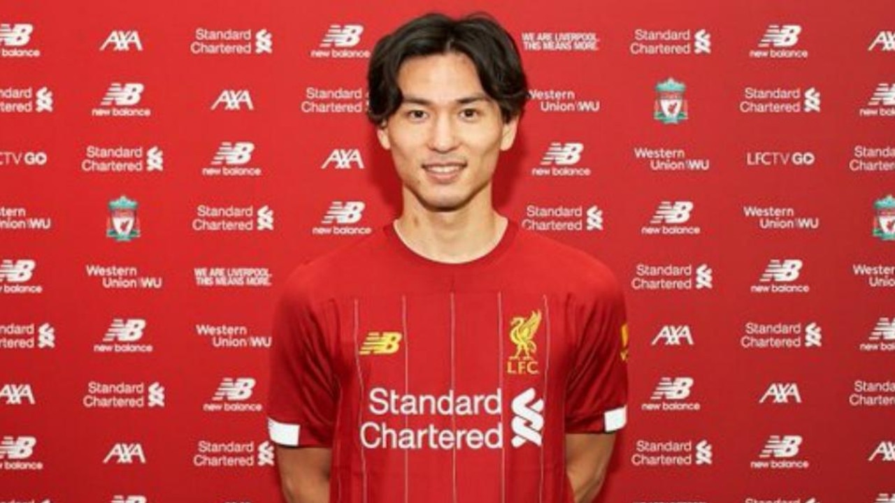 Takumi Minamino will join Liverpool when the transfer window opens in January.