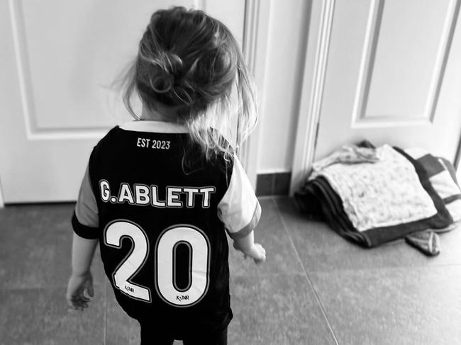 Gigi Ablett is more about soccer than Aussie rules. Picture: Instagram