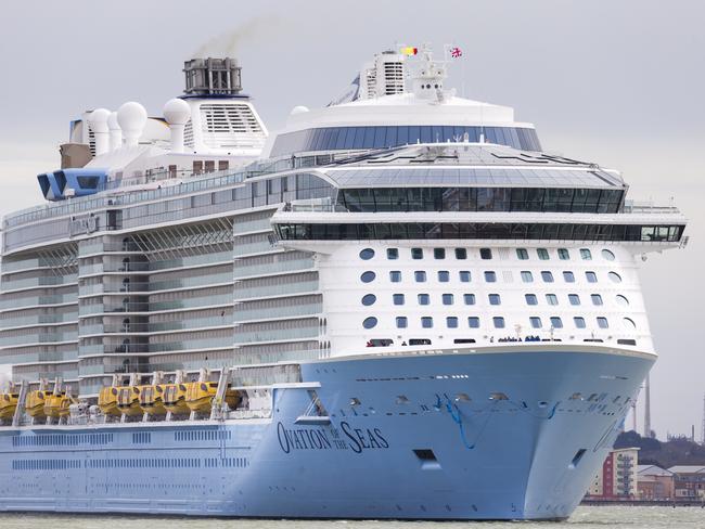 Ovation of the Seas, with its 18 decks and extraordinary adventures on-board. Picture: Chris Ison/PA Wire