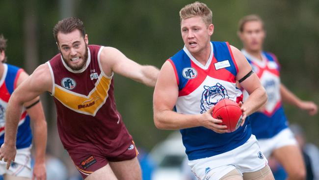 Daniel Bramich in action for North Heidelberg. Picture: Christopher Chan