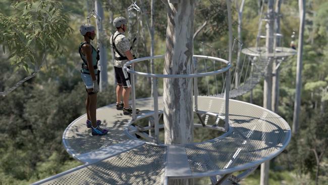 Lord Mayor Graham Quirk says the zipline will be unlike any other project in Australia.