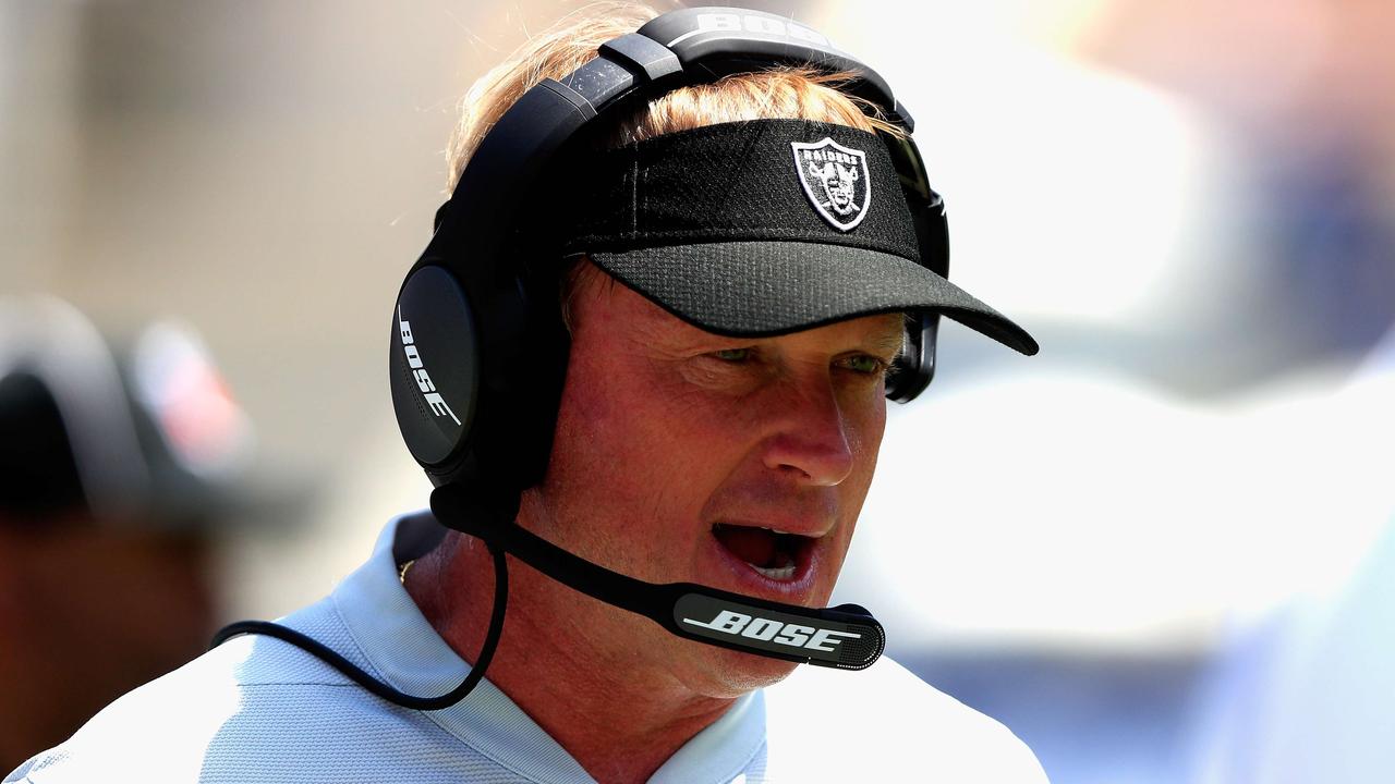 Jon Gruden doing Jon Gruden things.