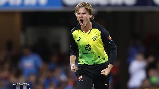 Australia’s Adam Zampa was player of the match. Picture: Getty Images