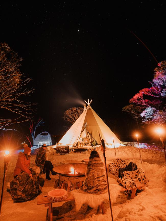 The tipi. Picture: Fabio Oliva