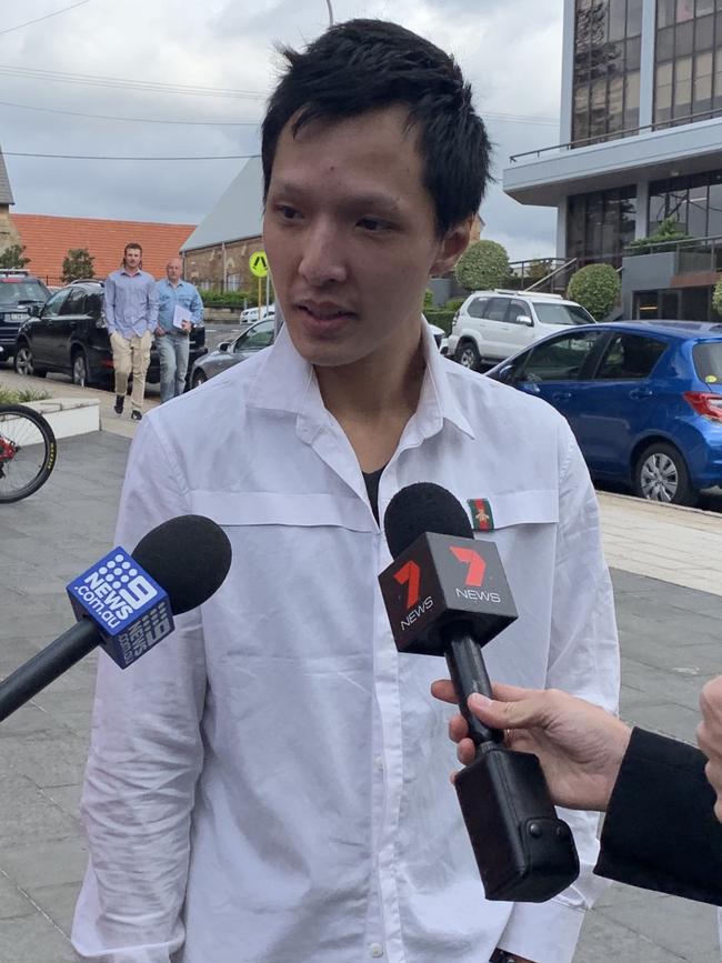 Minh Thien Ho arrives at Wollongong Local Court for sentencing on October 11. Picture: Madeline Crittenden. 