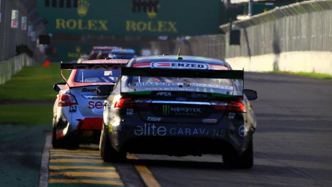 Twilight races to feature on Supercars maiden points-paying event at Albert Park. Pic: Nissan Motorsport