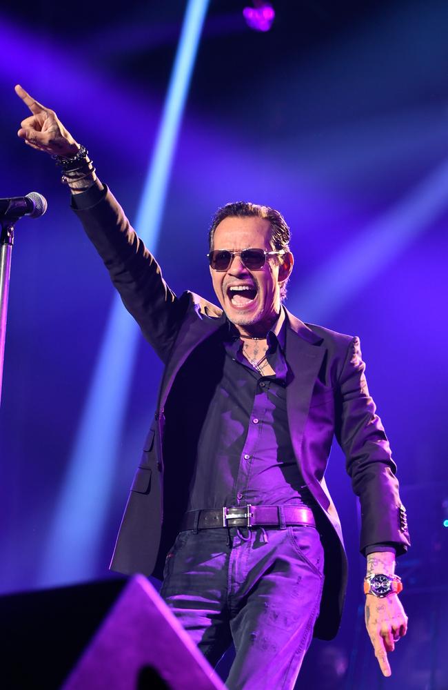 Marc Anthony’s staff at the property at the time of the incident were not harmed and no one was injured. Picture: Mindy Small/Getty Images