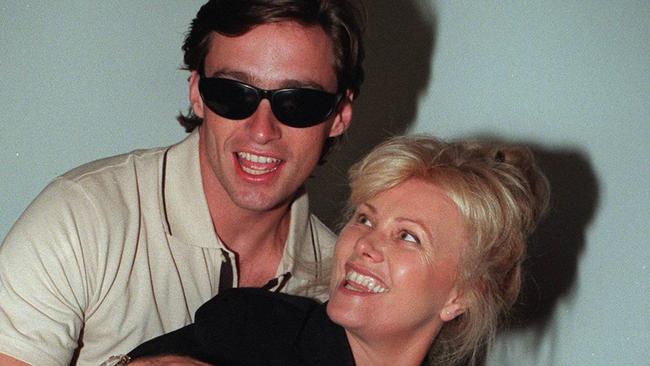 Hugh Jackman and Deborra-lee Furness at Revolver for the launch of Desert Boots in 1997. File picture by Penni Answerth.