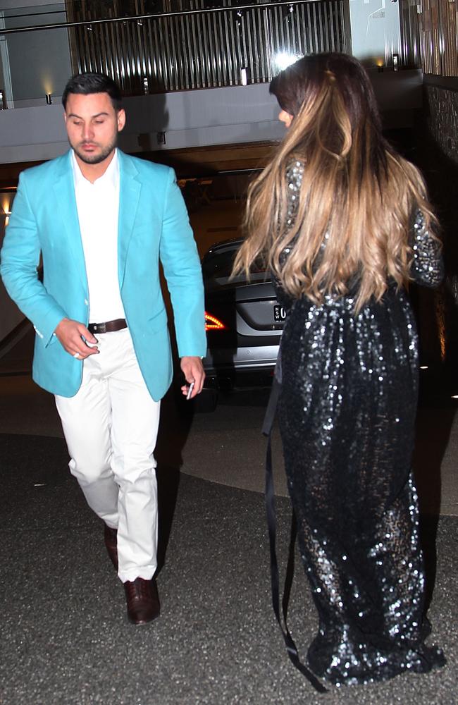 Mehajer with his sister Aiisha, or is it a lookalike party guest. Picture: Backgrid