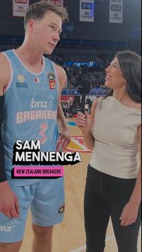 Breakers forward Sam Mennenga, the offensive powerhouse