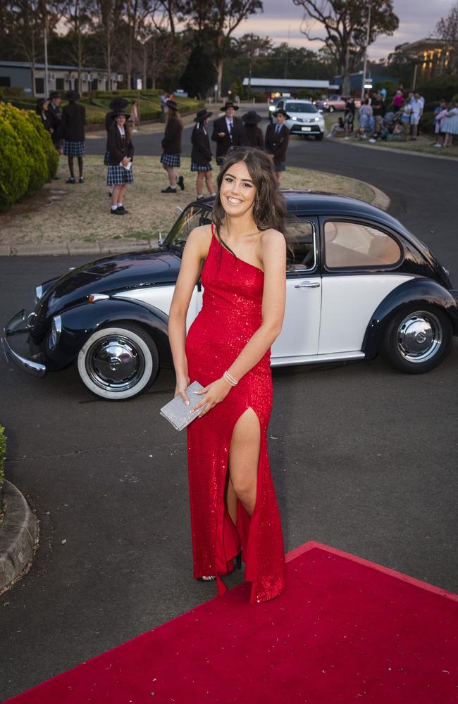 Tarren Boyce at Harristown State High School formal at Highfields Cultural Centre, Friday, November 17, 2023. Picture: Kevin Farmer