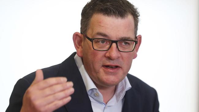 Victorian Premier Daniel Andrews has responded to the IBAC report into Labor Party branch stacking. Picture: NCA NewsWire / David Crosling