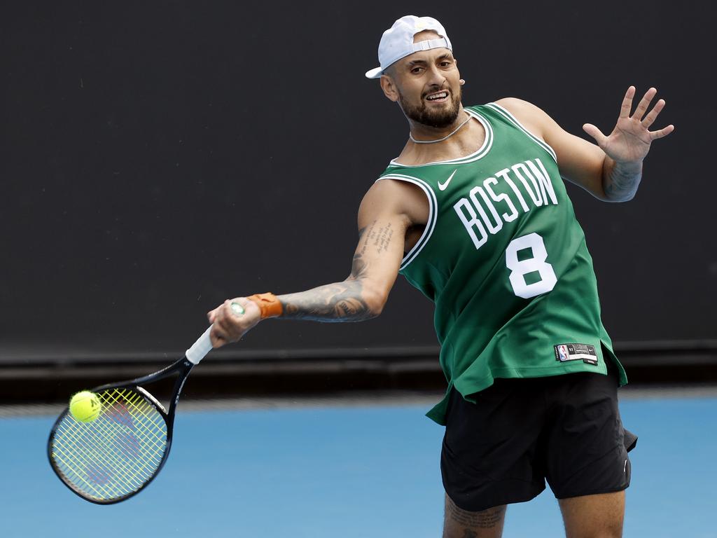 Kyrgios has been vocal in his criticism of Sinner and what he believes to be the lenient treatment he received over his failed drug tests. Picture: Michael Klein