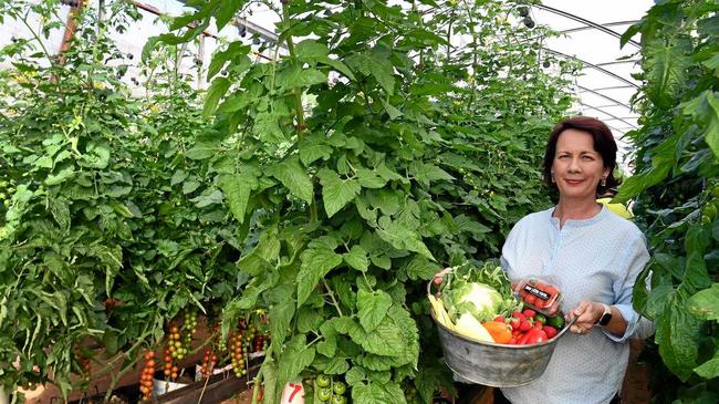 BUNDY FLAVOURS: Kate Rehbein on the farm in Calavos. Picture: Mike Knott BUN030719REH5