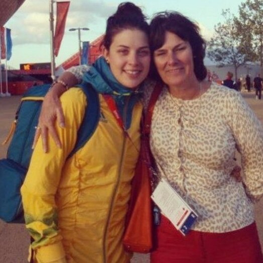 Melissa Hoskins with her mother Amanda. Picture: Supplied