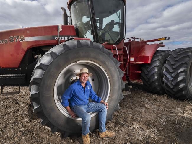 Brett  Hosking  at his Oakvale farm .Picture:Rob Leeson.