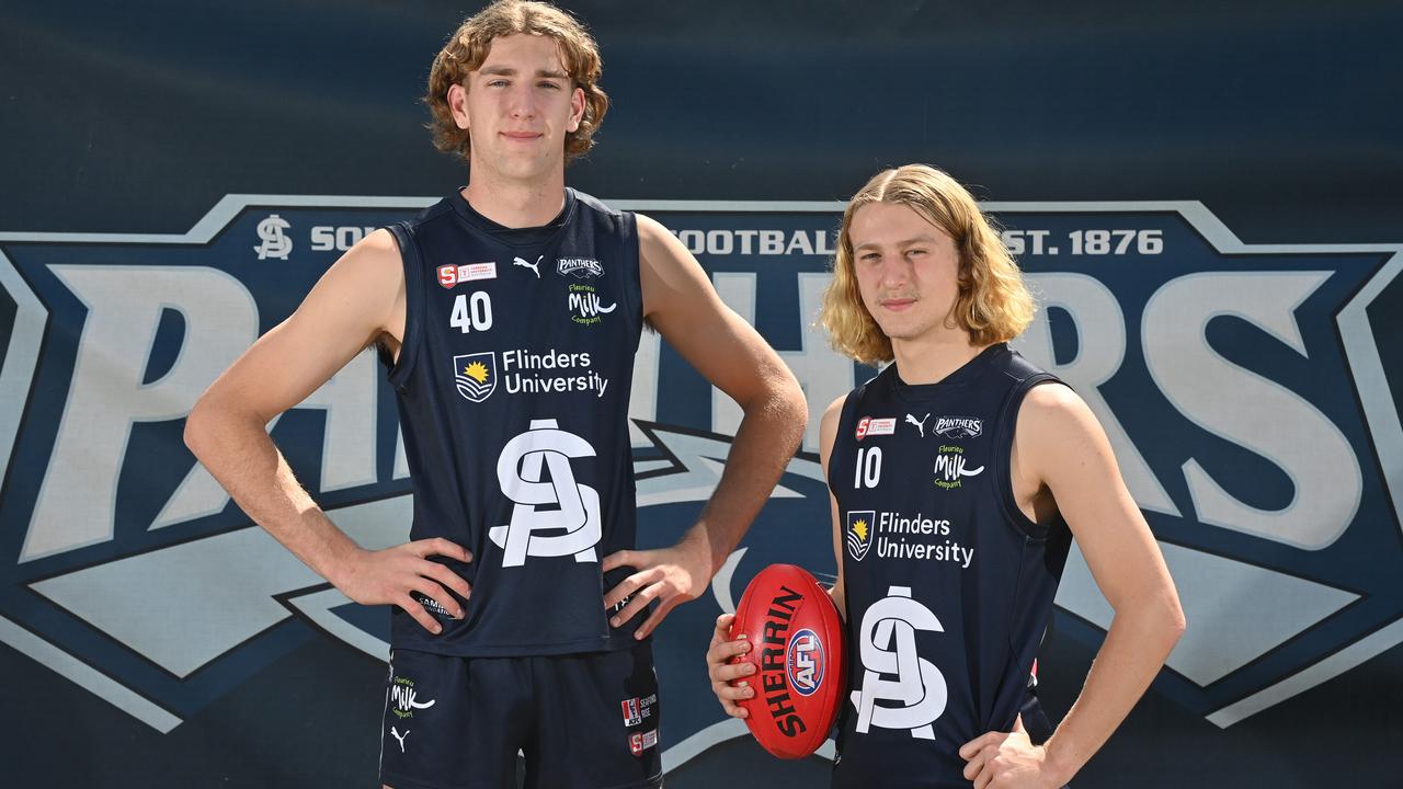 Star South Adelaide draft prospects Taylor Goad and Jack Delean. Picture: Keryn Stevens