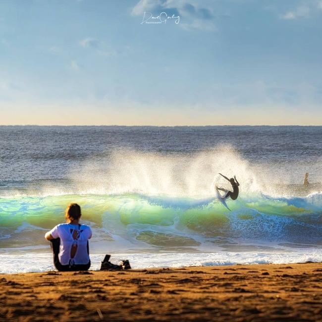 Surf’s up at Avoca Beach. Picture: Instagram