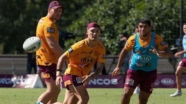 Danny Levi will make his club debut for the Broncos against Parramatta in Darwin. Picture: Brad Fleet