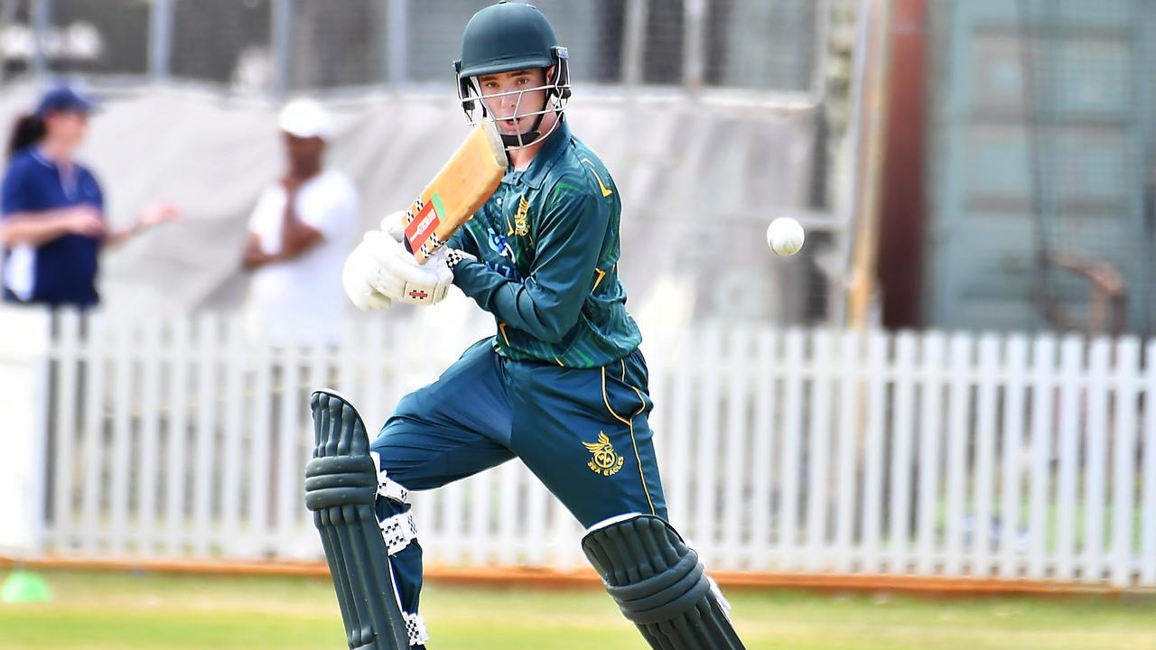 Wynnum batsman Reuben Burger. Picture, John Gass