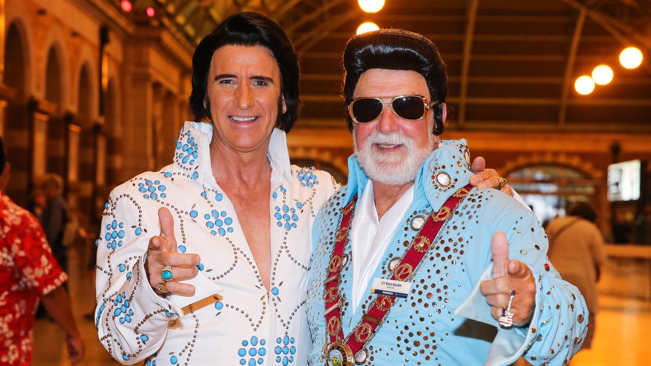 Elvis Presley fans descend on Sydney’s Central Station ahead of the