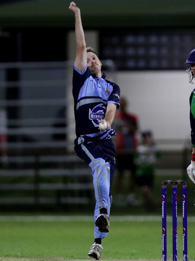 T20 Barrier Reef Big Bash: Designer First Homes Dare Devils v Halpin Hurricanes at Griffiths Park. Hurricanes' Blake Raper. Picture: Stewart McLean